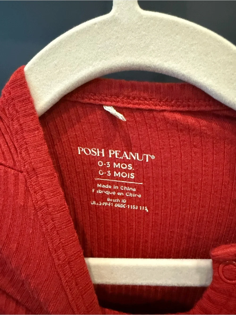 Posh Peanut Red Ruffle Tutu Bodysuit